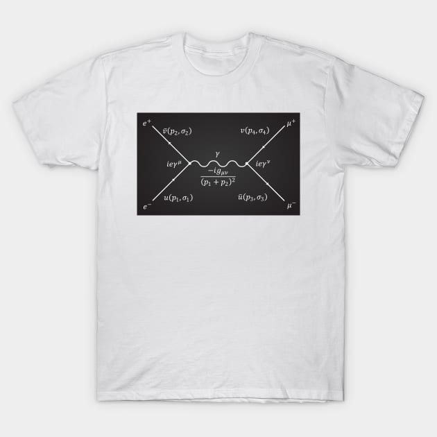 Feynman Diagram T-Shirt by ScienceCorner